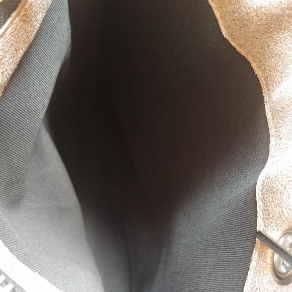 Like New Zara Woman Rose Gold Chain Strap Purse - Picture 6 of 7